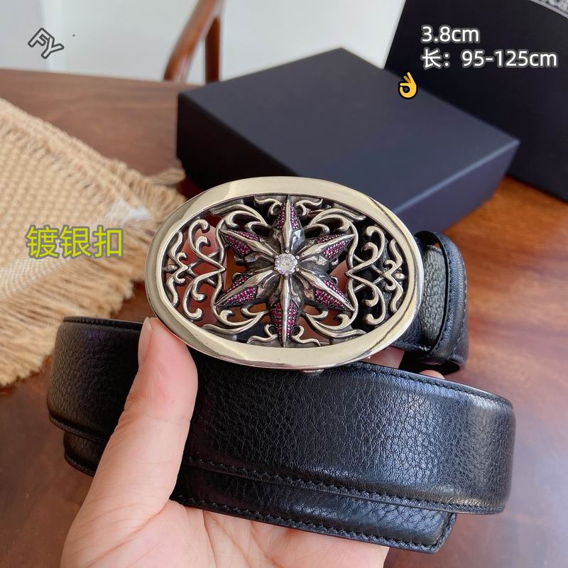 Chrome Hearts belt 38mmX95-125cm 8L98